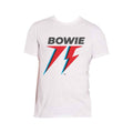 Weiß - Front - David Bowie - "75th" T-Shirt für Herren-Damen Unisex