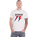 Weiß - Lifestyle - David Bowie - "75th" T-Shirt für Herren-Damen Unisex
