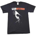 Schwarz - Front - U2 - "Rattle And Hum" T-Shirt für Herren-Damen Unisex