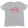 Weiß - Front - Foo Fighters - "100% Organic" T-Shirt für Herren-Damen Unisex