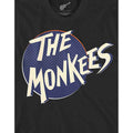 Schwarz - Side - The Monkees - T-Shirt Logo für Herren-Damen Unisex