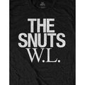 Schwarz - Side - The Snuts - "W.L" T-Shirt für Herren-Damen Unisex