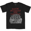 Schwarz - Front - Rage Against the Machine - "Crowd Masks" T-Shirt für Herren-Damen Unisex