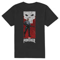 Schwarz - Front - The Punisher - "Holding Gun" T-Shirt für Herren-Damen Unisex