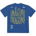 Blau - Back - Imagine Dragons - T-Shirt für Herren-Damen Unisex