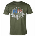 Militärgrün - Front - Kiss - "Army" T-Shirt für Herren-Damen Unisex