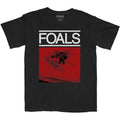 Schwarz-Rot - Front - Foals - T-Shirt für Herren-Damen Unisex