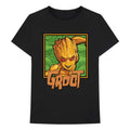 Schwarz - Front - I Am Groot - T-Shirt für Herren-Damen Unisex