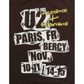 Braun - Side - U2 - "I+E Paris Event 2018" T-Shirt für Herren-Damen Unisex