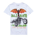 Weiß - Front - Meat Loaf - "Bat Out Of Hell" T-Shirt für Herren-Damen Unisex