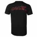 Schwarz - Back - Gorillaz - "Geep" T-Shirt für Herren-Damen Unisex