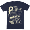 Marineblau - Front - Madness - "Shut Up" T-Shirt für Herren-Damen Unisex