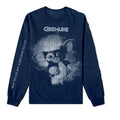 Marineblau - Front - Gremlins - T-Shirt für Herren-Damen Unisex  Langärmlig