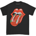 Schwarz - Front - The Rolling Stones - T-Shirt für Herren-Damen Unisex - weihnachtliches Design