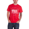 Rot - Front - Backstreet Boys - "All I Want Xmas" T-Shirt für Herren-Damen Unisex