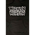 Schwarz - Side - Marilyn Manson - Kapuzenpullover für Herren-Damen Unisex