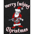 Schwarz - Side - Motorhead - "Merry Effing Christmas" T-Shirt für Herren-Damen Unisex