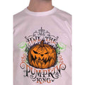 Weiß - Side - Nightmare Before Christmas - "All Hail the Pumpkin King" T-Shirt für Herren-Damen Unisex