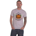 Grau - Front - Nightmare Before Christmas - "All Hail the Pumpkin King" T-Shirt für Herren-Damen Unisex