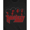 Schwarz - Side - Thin Lizzy - T-Shirt Logo für Herren-Damen Unisex