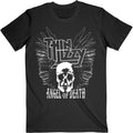 Schwarz - Front - Thin Lizzy - "Angel of Death" T-Shirt für Herren-Damen Unisex