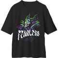 Schwarz - Front - Sleeping Beauty - "Fearless" T-Shirt für Herren-Damen Unisex