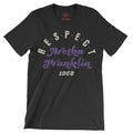 Schwarz - Front - Aretha Franklin - "Respect" T-Shirt für Herren-Damen Unisex