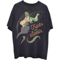 Schwarz - Front - Little Mermaid - "Tricks & Spells" T-Shirt für Herren-Damen Unisex