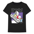 Schwarz - Front - BT21 - "Weekend" T-Shirt für Herren-Damen Unisex