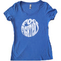 Blau - Front - Foo Fighters - "70s" T-Shirt Logo für Damen