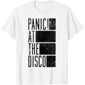 Weiß - Front - Panic! At The Disco - T-Shirt für Herren-Damen Unisex
