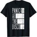 Schwarz - Front - Panic! At The Disco - T-Shirt für Herren-Damen Unisex