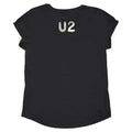 Schwarz - Back - U2 - "Love Is Bigger" T-Shirt für Damen