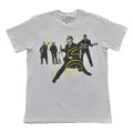 Weiß - Front - U2 - "Live Action" T-Shirt für Herren-Damen Unisex