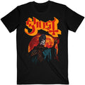 Schwarz - Front - Ghost - "Hunter's Moon" T-Shirt für Herren-Damen Unisex