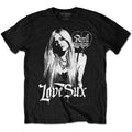 Schwarz - Front - Avril Lavigne - "Love Sux" T-Shirt für Herren-Damen Unisex