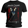 Schwarz - Front - Alice Cooper - "Paranormal Splatter" T-Shirt für Herren-Damen Unisex