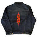 Jeansblau - Back - Slipknot - Jeansjacke Logo für Herren-Damen Unisex