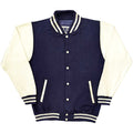 Marineblau-Weiß - Front - Biggie Smalls - Varsity-Jacke (US-College-Stil) für Herren-Damen Unisex