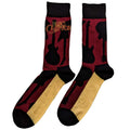Rot-Beige-Schwarz - Back - Eric Clapton - Socken für Herren-Damen Unisex
