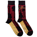 Rot-Beige-Schwarz - Front - Eric Clapton - Socken für Herren-Damen Unisex
