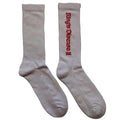 Weiß-Rot - Front - Nas - "KD II" Socken für Herren-Damen Unisex