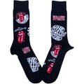 Schwarz - Front - The Rolling Stones - Socken für Herren-Damen Unisex