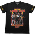 Schwarz - Front - Kiss - "Love Gun" T-Shirt für Herren-Damen Unisex
