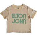Sand - Front - Elton John - Kurzes Top für Herren-Damen Unisex