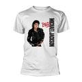 Weiß - Front - Michael Jackson - "Bad" T-Shirt für Herren-Damen Unisex