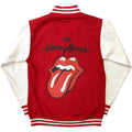 Rot-Weiß - Back - The Rolling Stones - "Classic" Varsity-Jacke (US-College-Stil) für Herren-Damen Unisex
