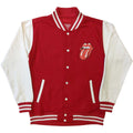 Rot-Weiß - Front - The Rolling Stones - "Classic" Varsity-Jacke (US-College-Stil) für Herren-Damen Unisex