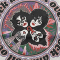 Violett-Weiß - Back - Kiss - "Rock And Roll Over" T-Shirt für Herren-Damen Unisex