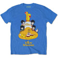 Blau - Front - The Beatles - "Yellow Submarine" T-Shirt für Kinder